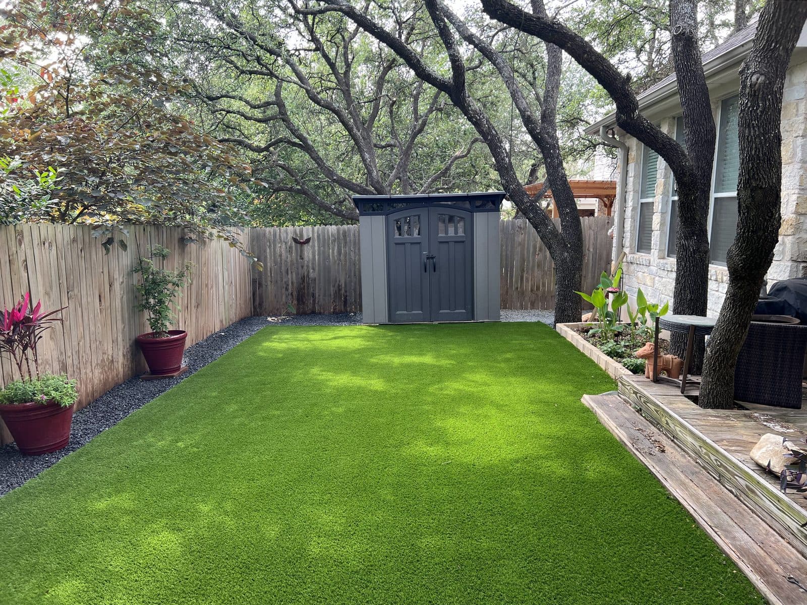 Homefield Outdoor artificial turf install